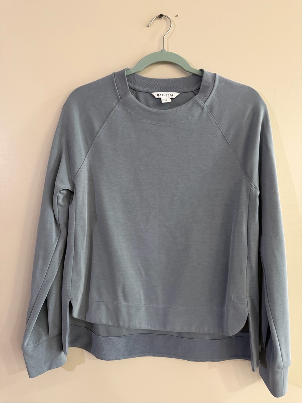 Athleta Light Slate Blue Crewneck Sweatshirt